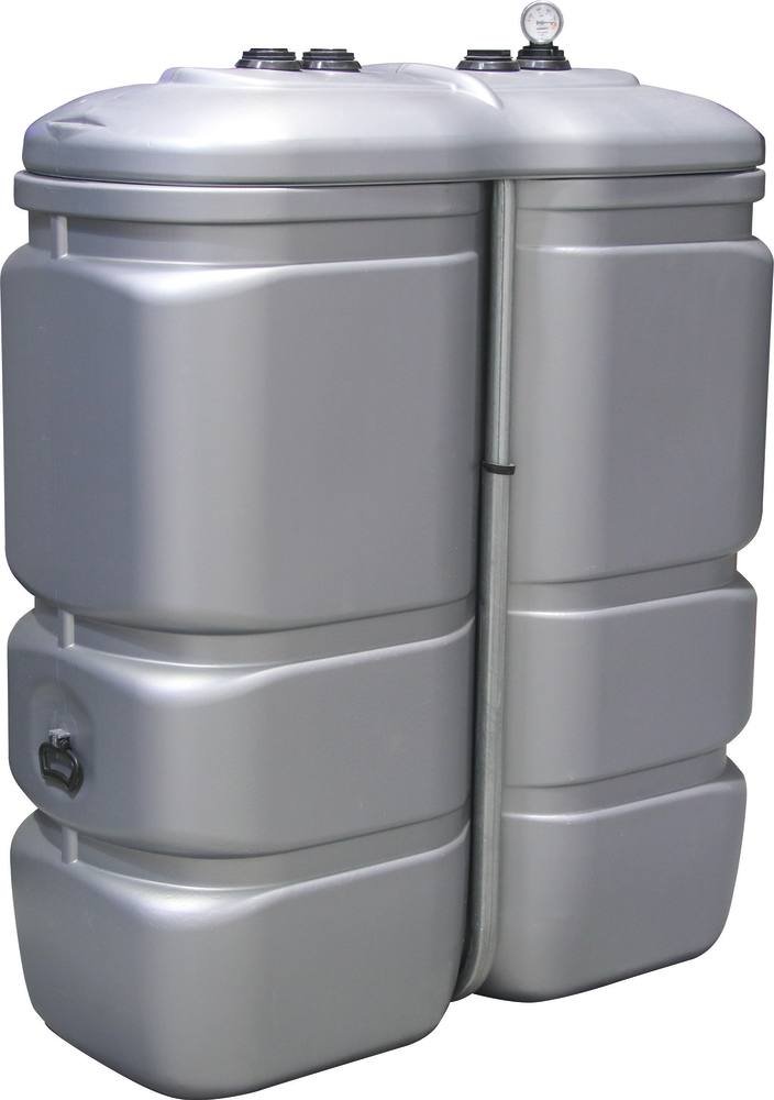 Cuve double paroi en polyéthyl&egrave;ne 1000 litres Gasoil traitée anti-UV