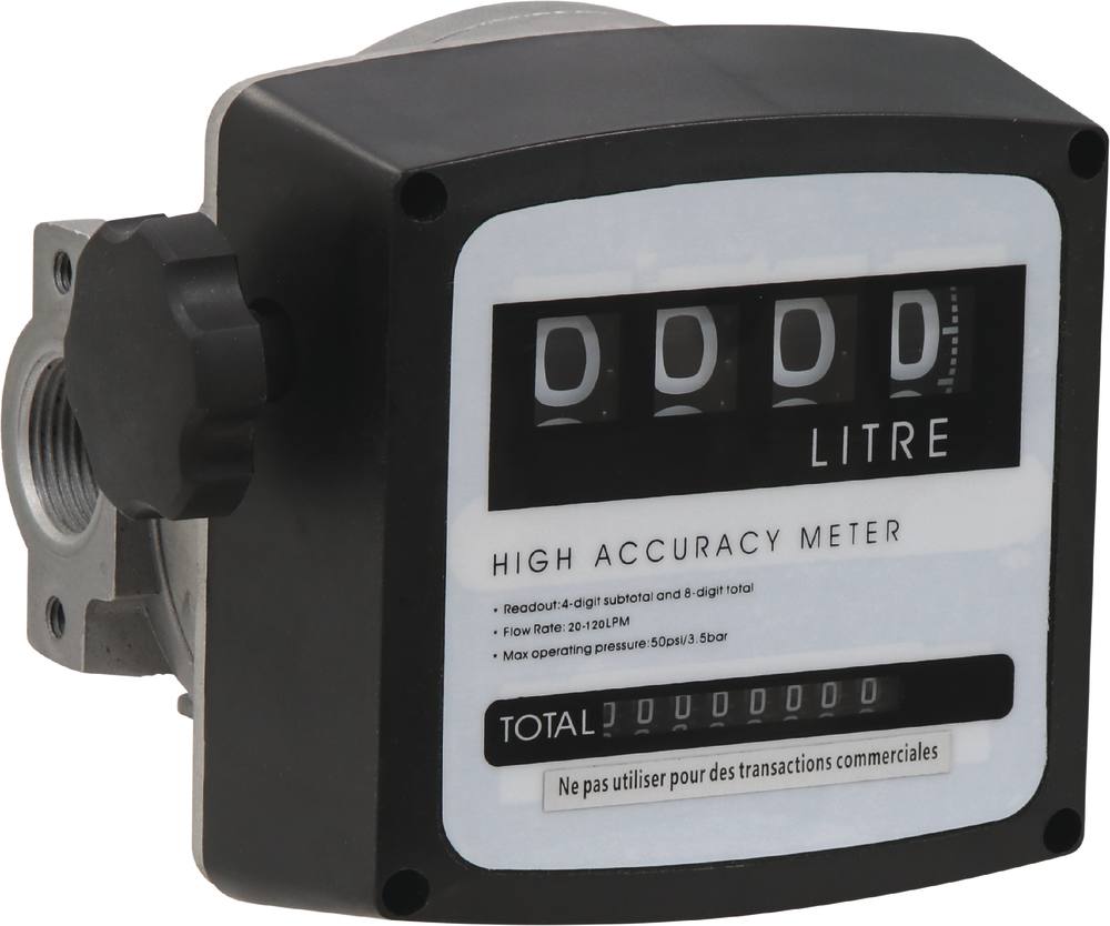 Compteur mécanique pour pompe gasoil - 4 chiffres