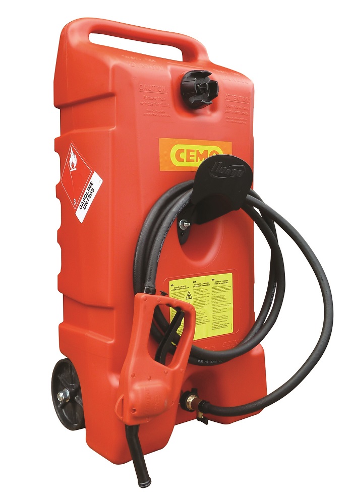 Caddy carburant gasoil et essence 50L avec pompe manuelle