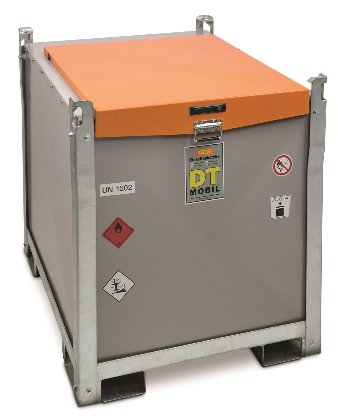 Cuve gasoil 900 litres avec tuyau de raccordement 