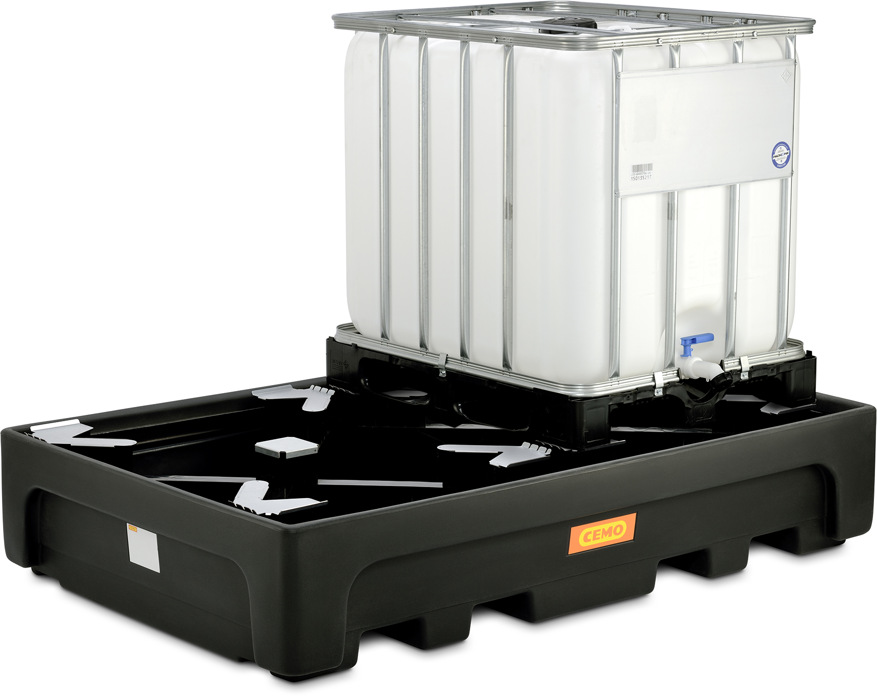 Bac de rétention double - Cubitainer 1000 litres 