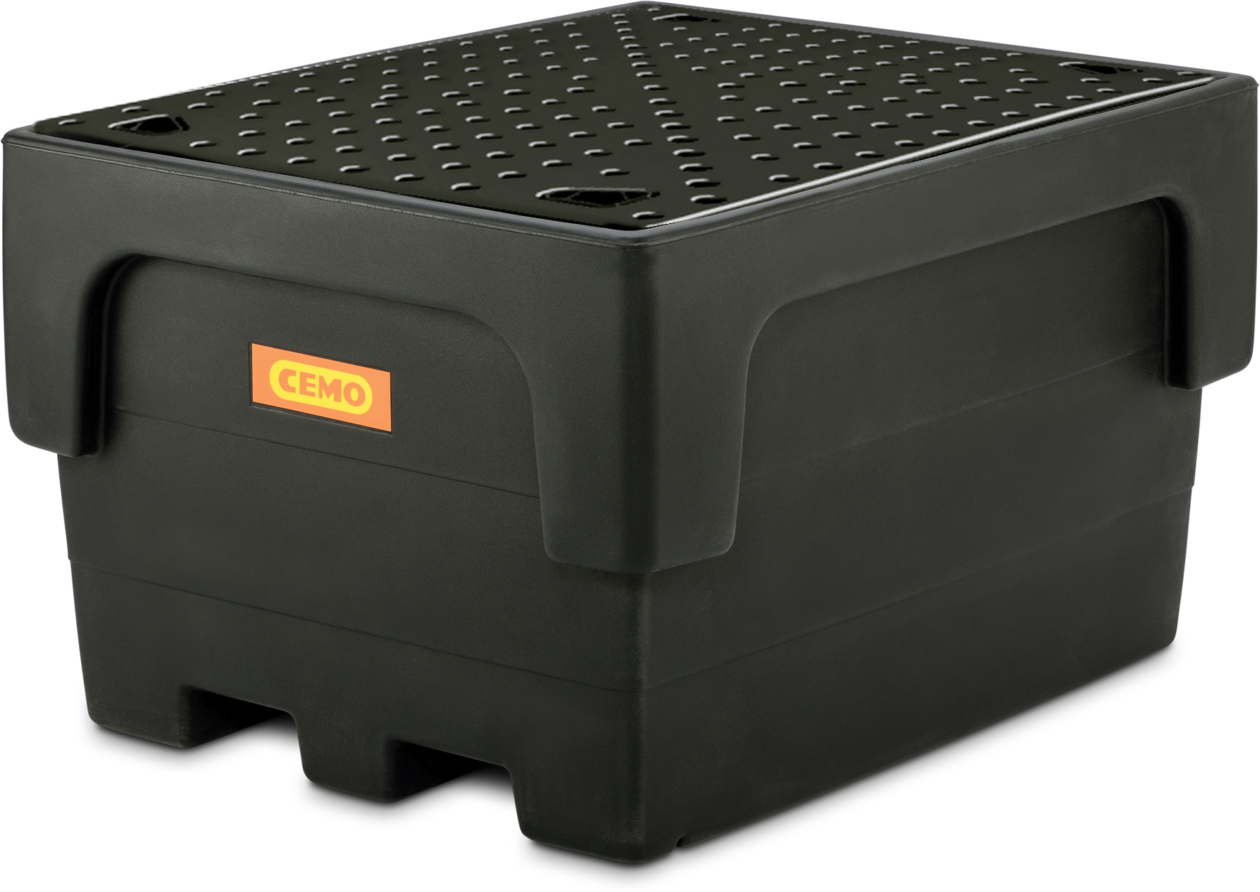 Bac de rétention 1000 litres avec caillebotis