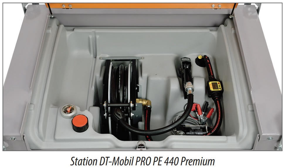 DT-MOBIL PRO avec enrouleur et compteur gasoil 