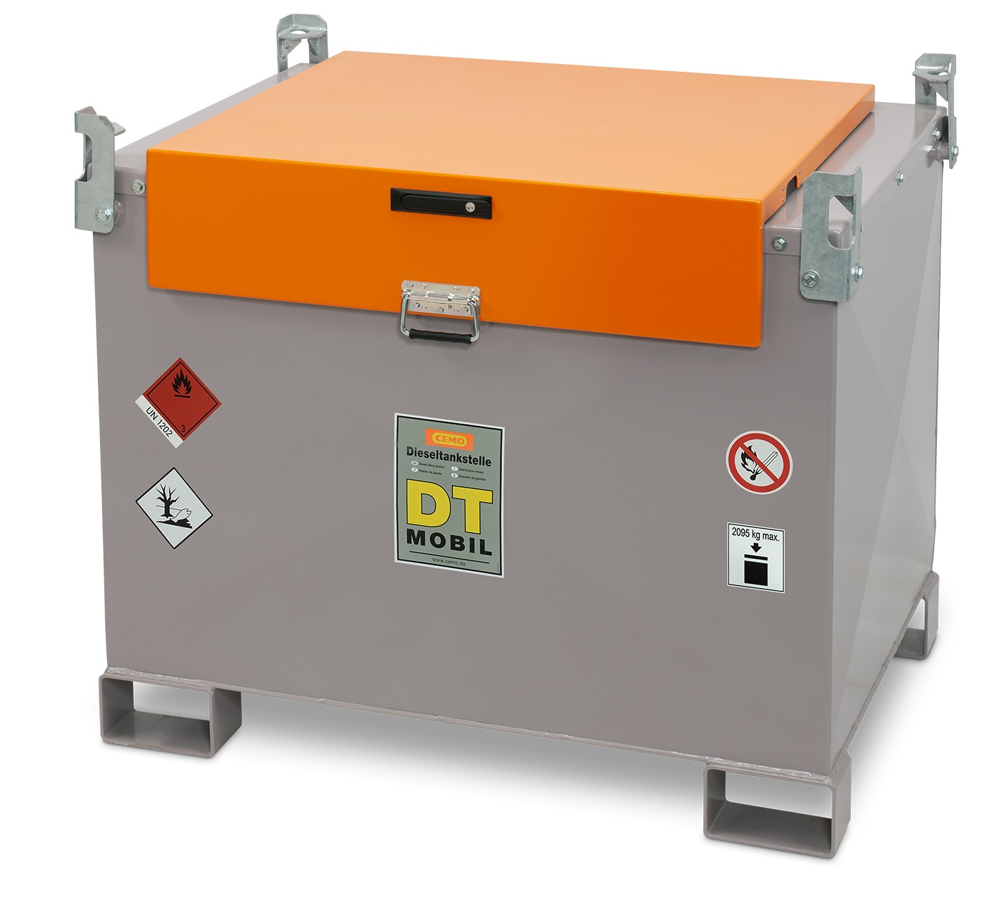 Cuve mobile gasoil sur chantier - Groupe électrogène