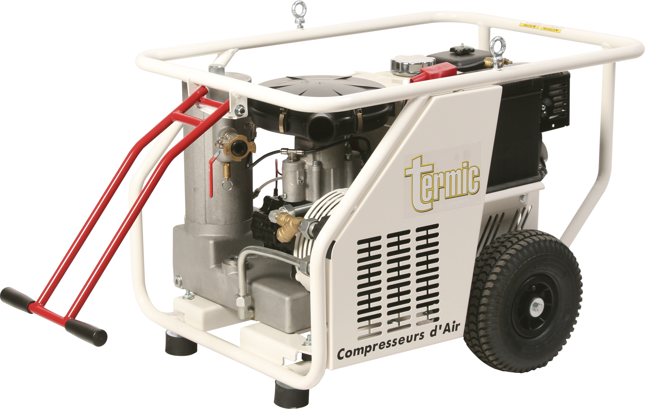 Compresseur thermique à vitesse variable, autonome spécial chantier, moteur essence HONDA