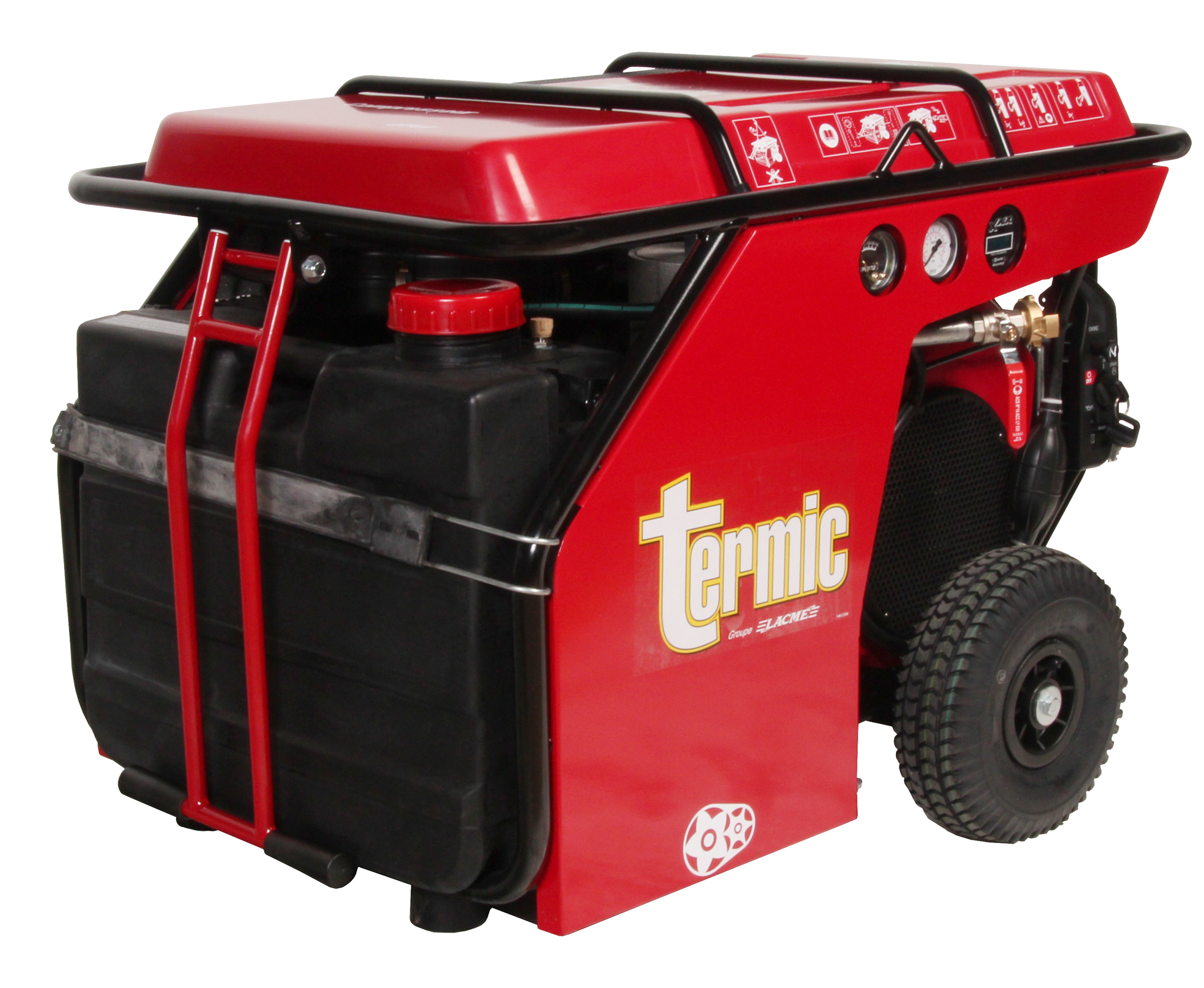 Compresseur thermique à vitesse variable, autonome spécial chantier, moteur essence HONDA , bloc vis : 90 m³/h,