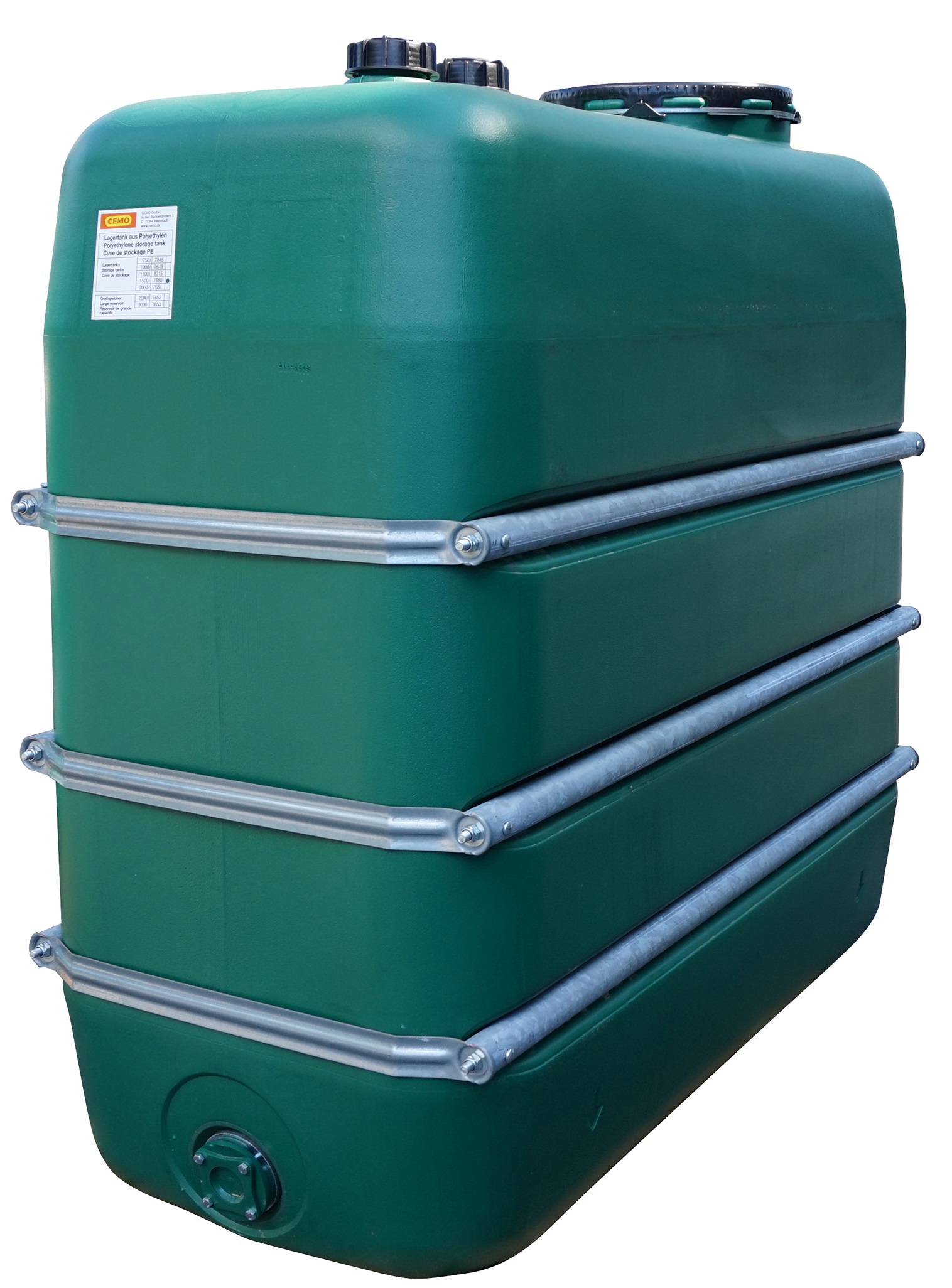 Cuve à eau rectangulaire 1500 litres