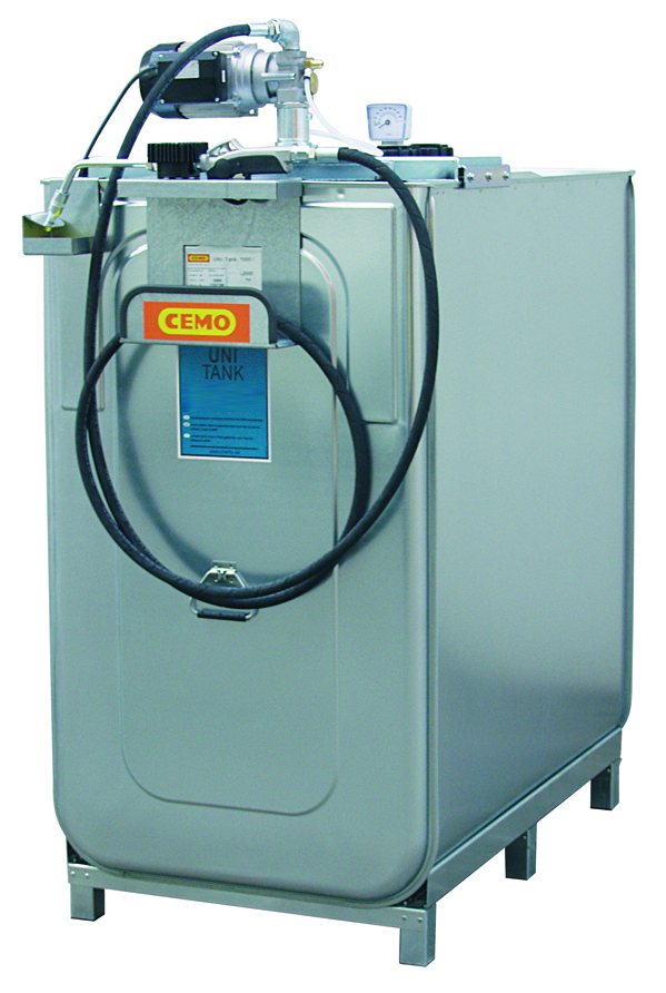 Cuve de stockage huile avec pompe électrique 
