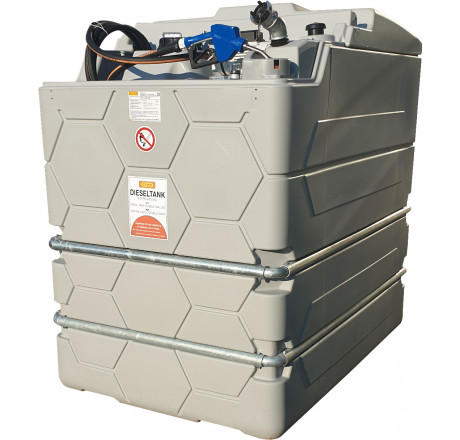 Cuve Adblue double paroi 1500 litres avec pompe de distribution Piusi