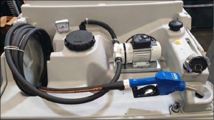 Pompe Adblue sur une cuve de 5000 litres 