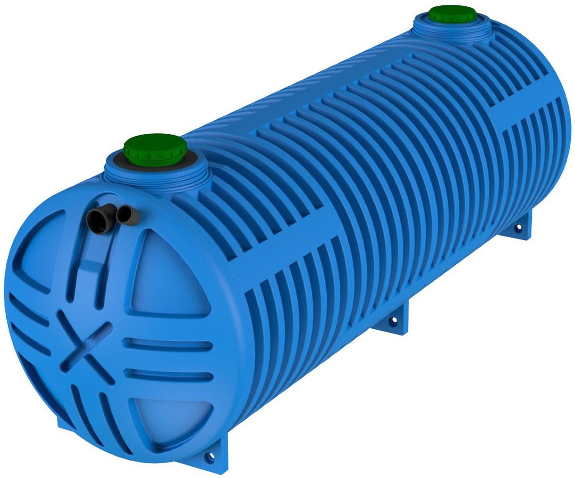 Fosse tampon double peau Rikutec 16000L PEHD