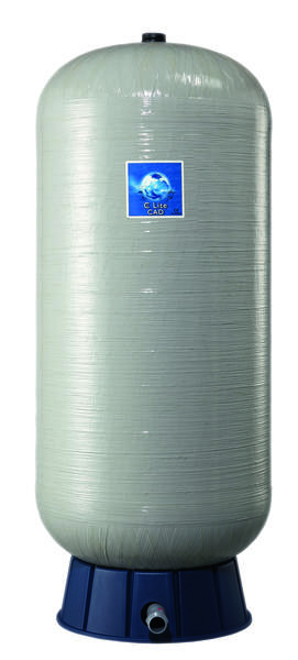 Réservoir composite vertical à diaphragme 
