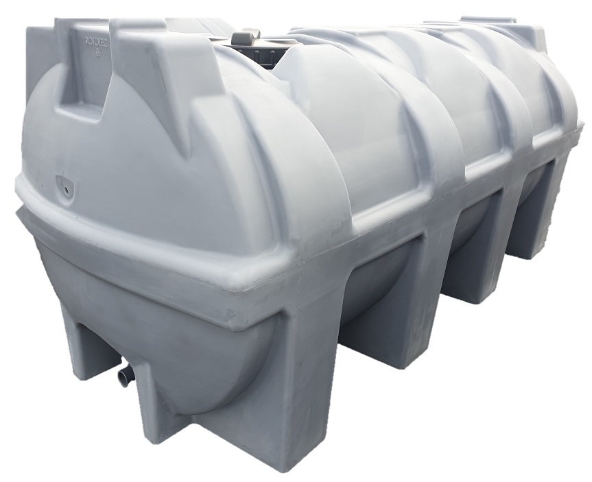 Cuve horizontale pour transporter de l'engrais liquide 