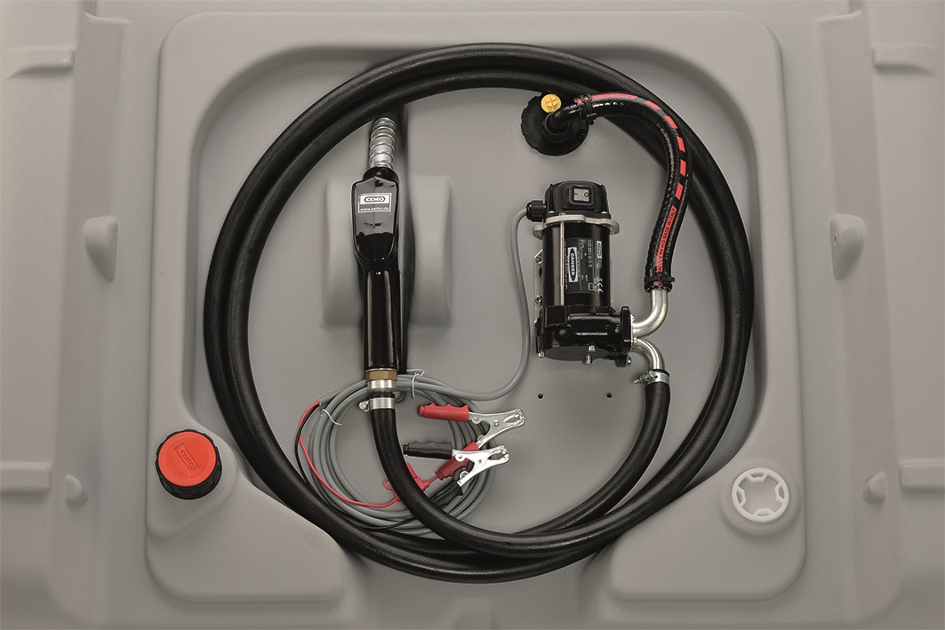 Cuve gasoil avec pompe 12 volt 