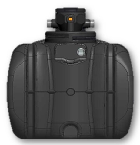 Cuve à eau à enterrer 2500 litres avec filtre