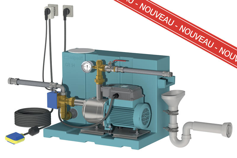 La gestion automatique des eaux de pluie avec une électrovanne 