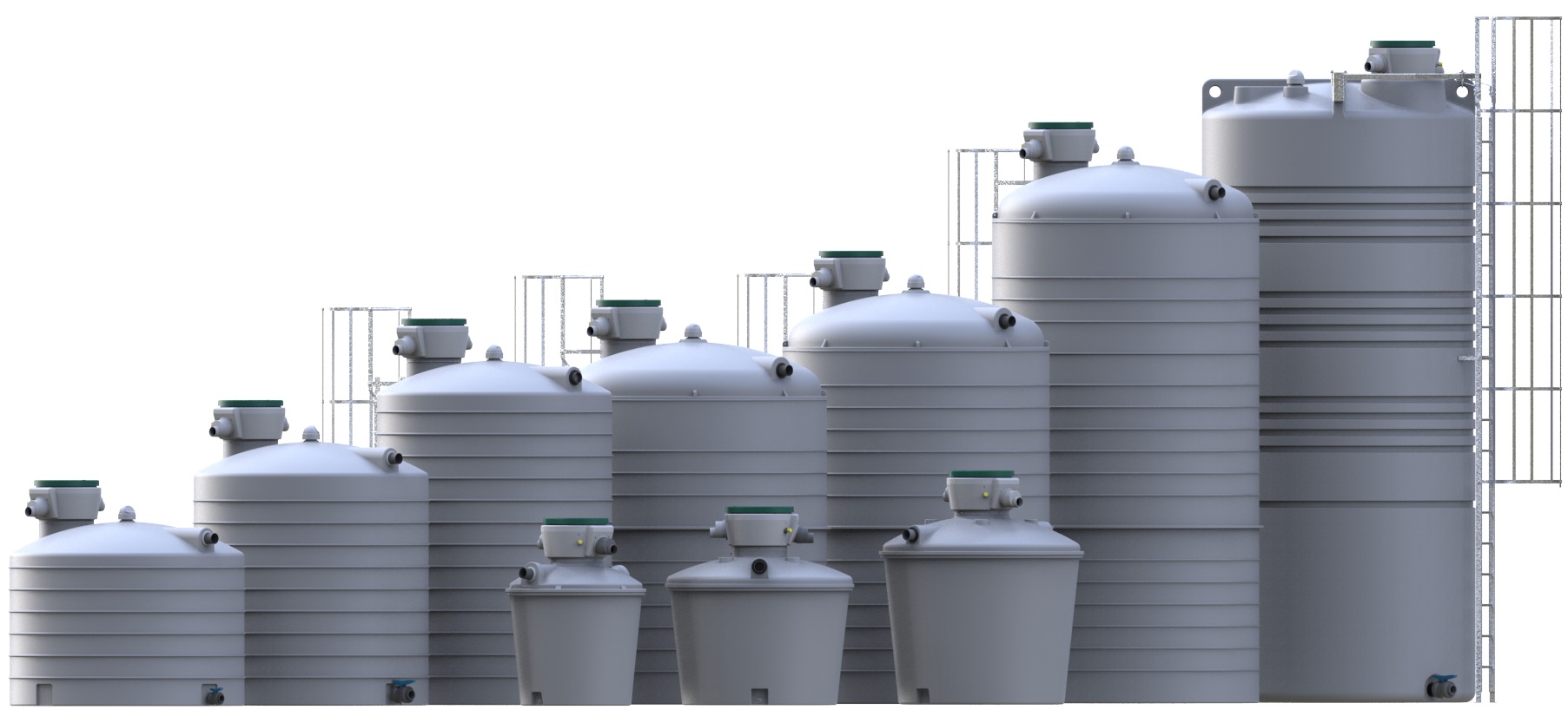 Cuve à eau 2000 litres avec filtre 