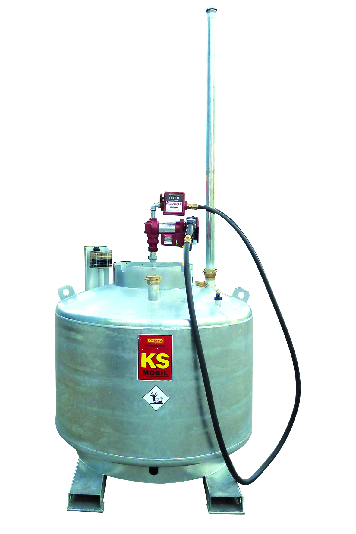 Cuve 980L essence avec pompe Atex 